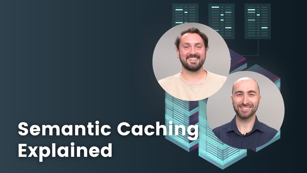 New Course: Semantic Caching for AI Agents