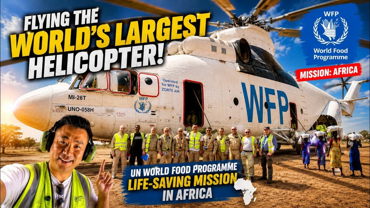 Flying the Mi-26: Mission Onboard the World's LARGEST Helicopter