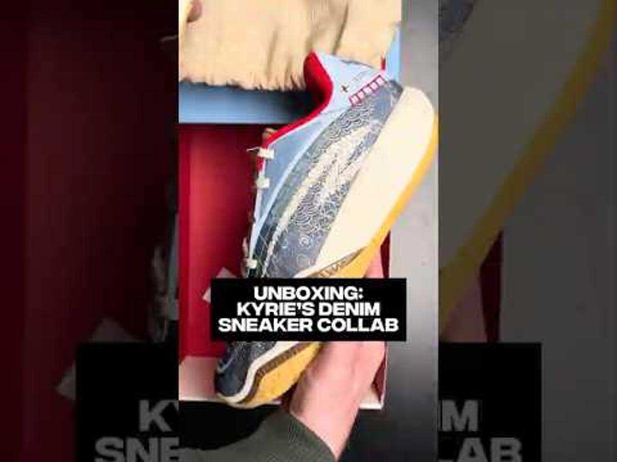 Unboxing Kyrie's Denim Sneaker Collab #complexnews