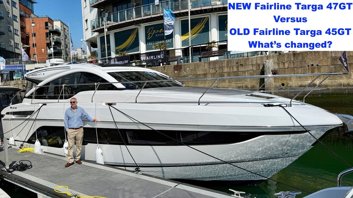 £1.2 Million Yacht Tour : NEW Fairline Targa 47GT