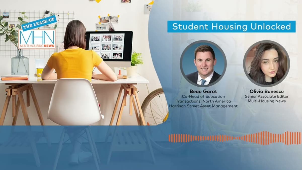 Student Housing Unlocked: What Defines the Sector in 2026? | Beau Garot & Olivia Bunescu