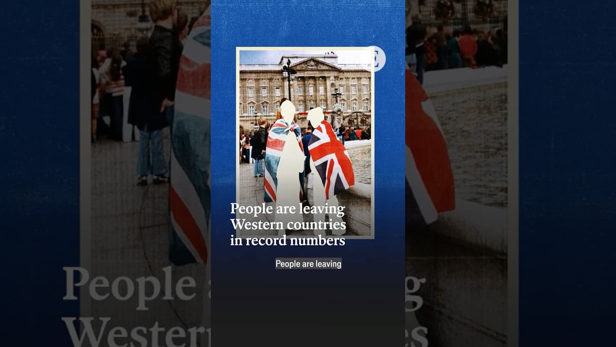 People Are Leaving Western Countries in Record Numbers | The Economist