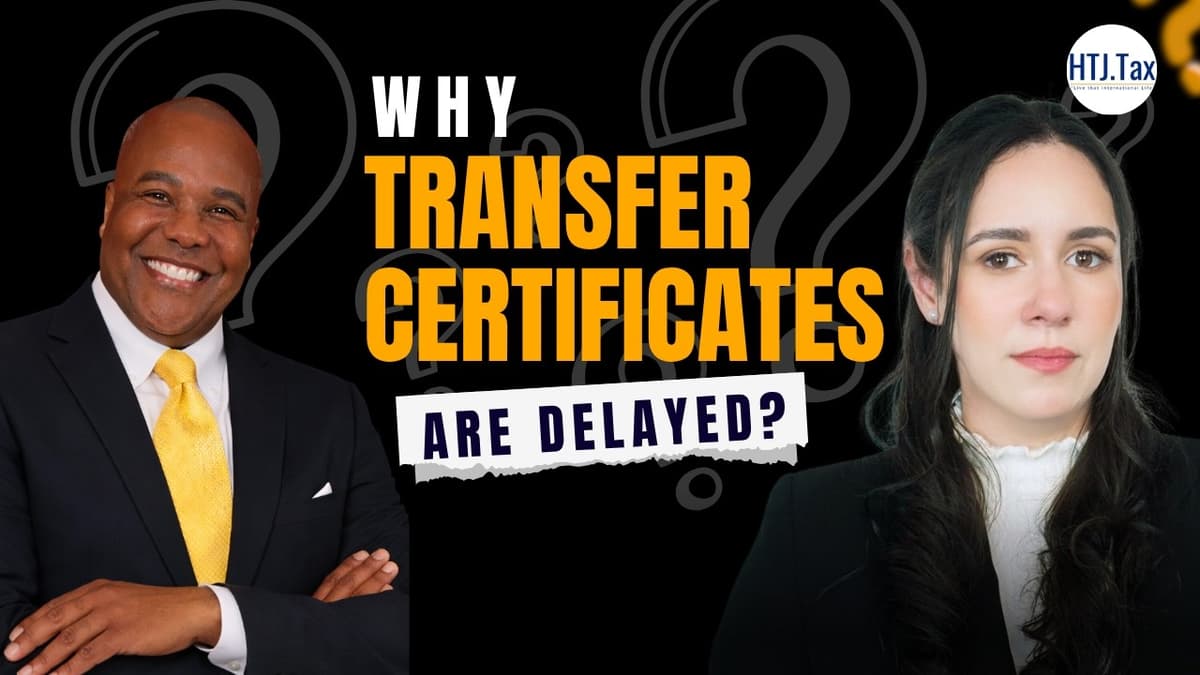 Why Transfer Certificates Are Delayed