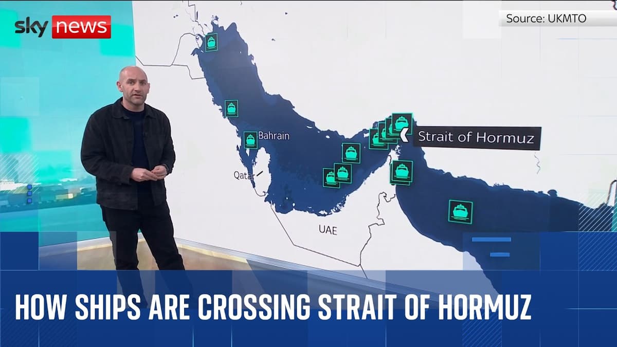 Tracking the Ships 'Going Dark' To Cross Strait of Hormuz