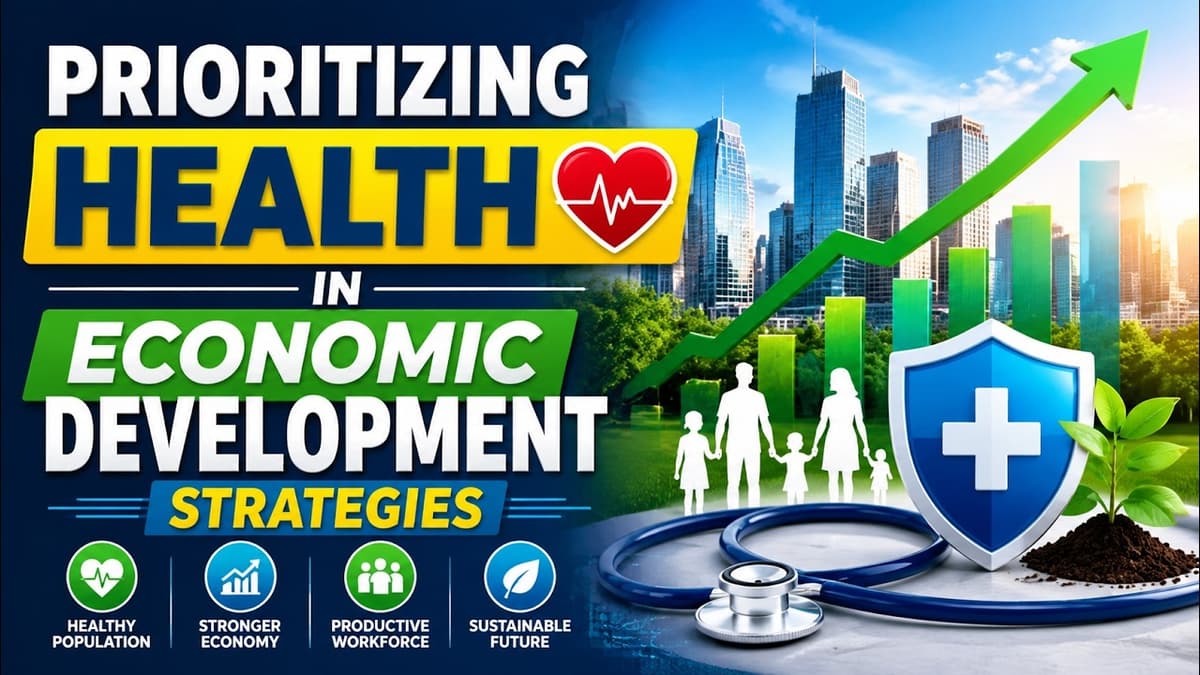 Prioritizing Health in Economic Development Strategies (9 Minutes)