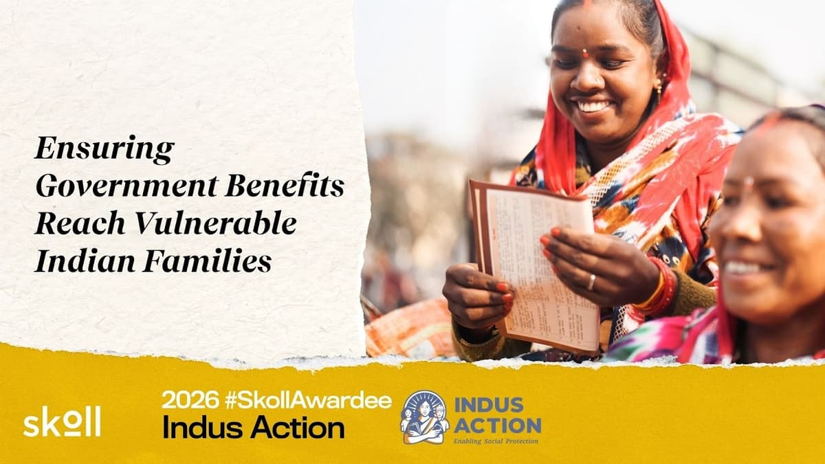 Simple Steps, Big Change—How Indian Benefits Reach Every Family | Indus Action 2026 #SkollAwardee