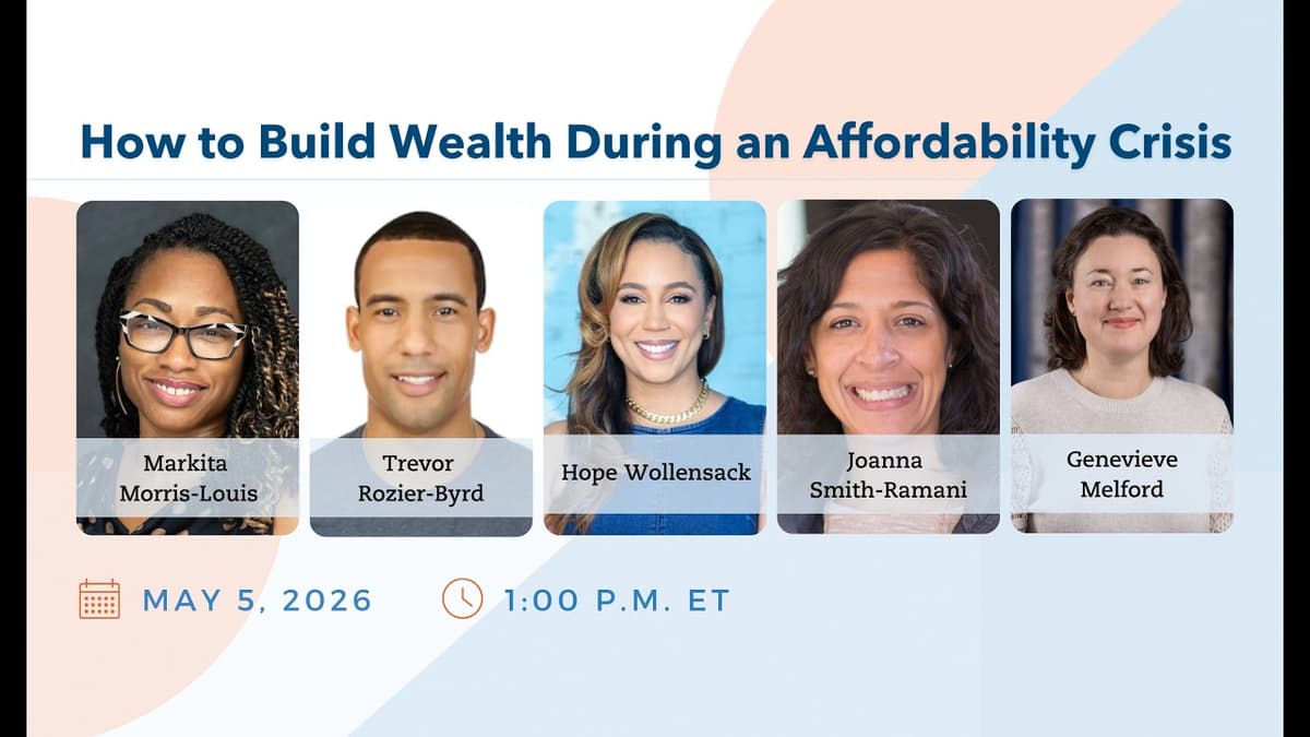 How to Build Wealth During an Affordability Crisis