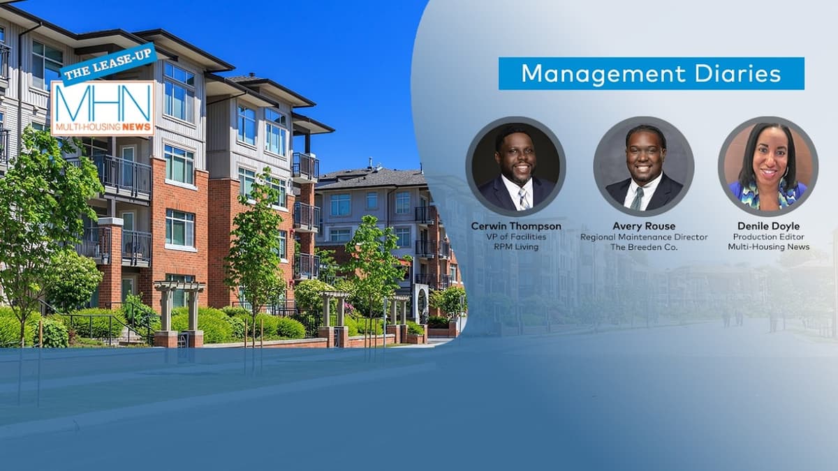Management Diaries: Rebuilding the Multifamily Maintenance Workforce | Cerwin Thompson & Avery Rouse