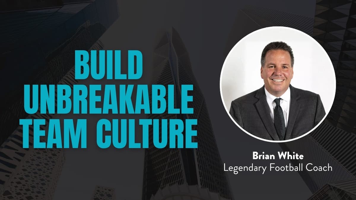 How to Build Sales Teams That Won't Quit When Times Get Tough with Brian White