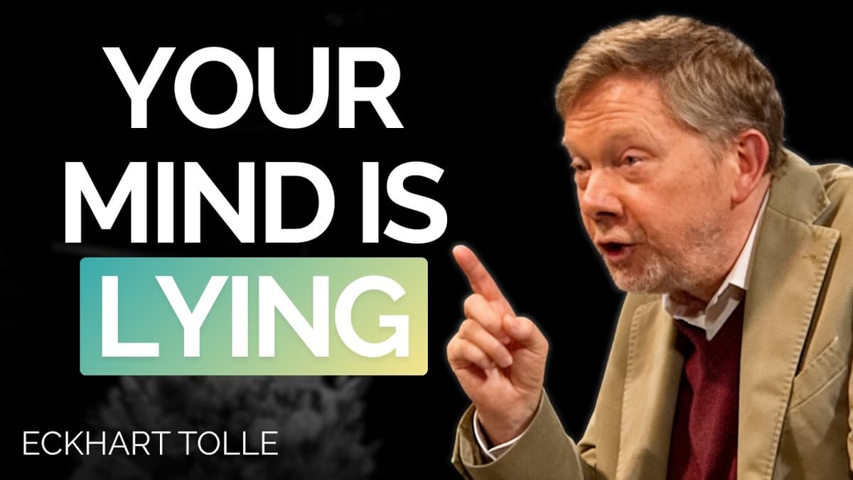 The Story in Your Head Is Not Your Life | Eckhart Tolle