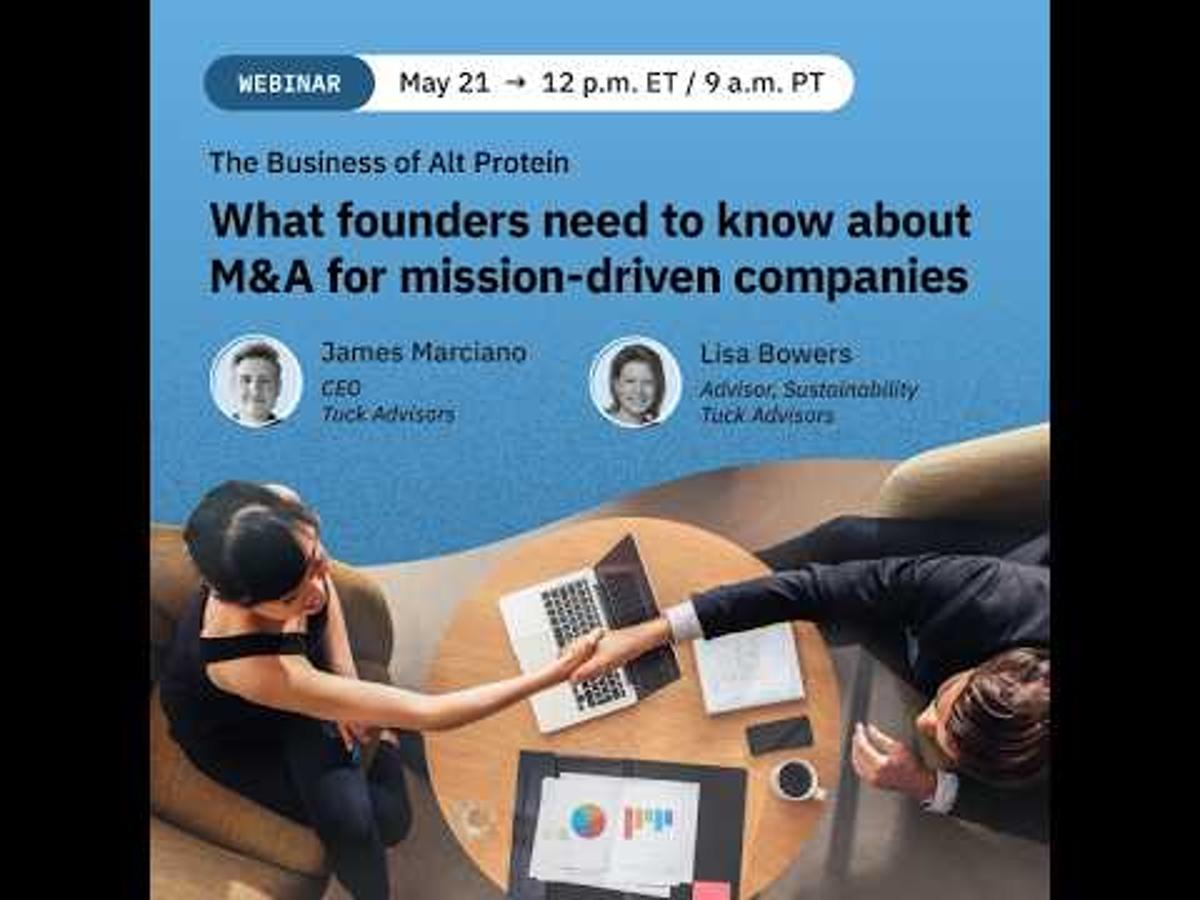 Business of Alt Protein: M&A for Mission Driven Companies Mp4