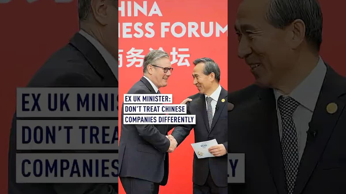 Ex UK Minister: Let the People Trade with China