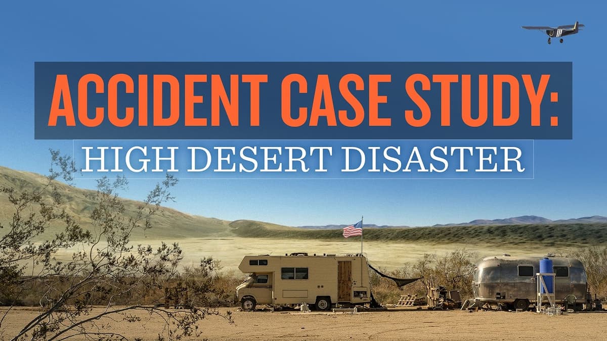 Accident Case Study: High Desert Disaster