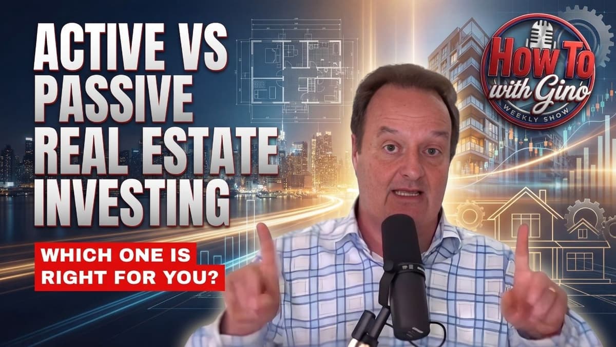 Active vs Passive Real Estate Investing: Which One Is Right for You?