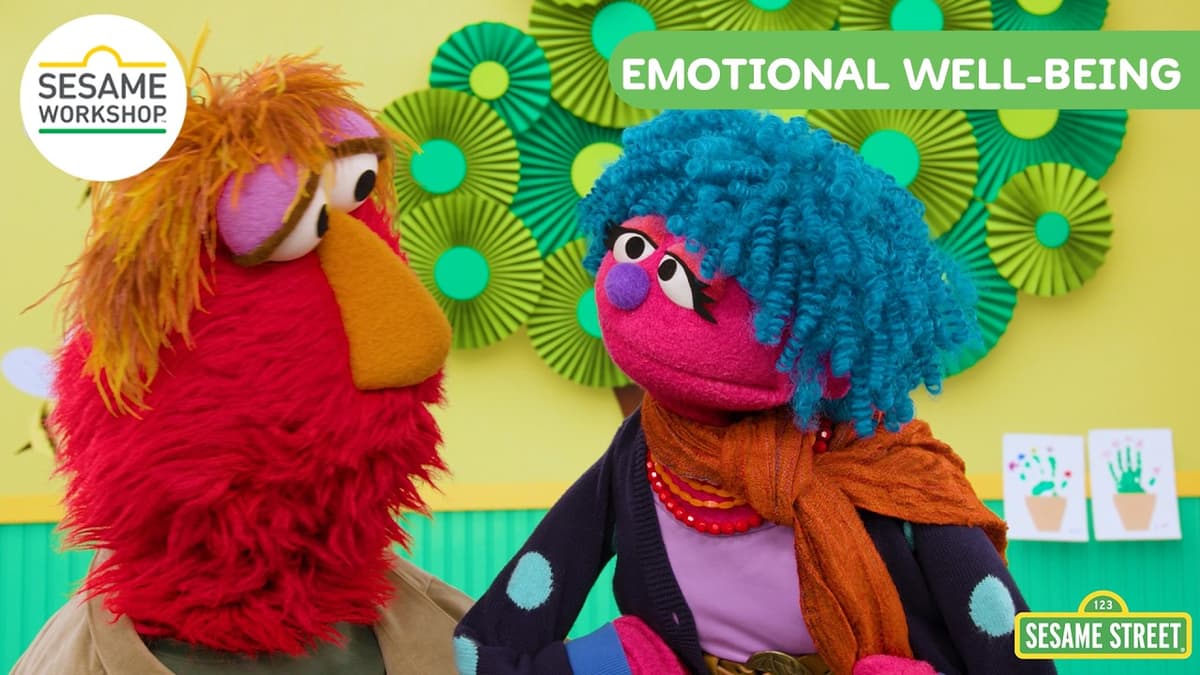 A Time to Talk | Elmo and His Grown-Ups Manage Big Feelings | Emotional Well-Being