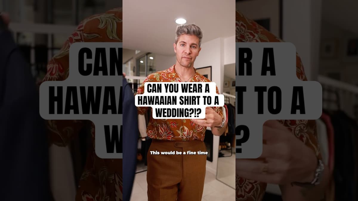 Hawaaian Shirt Wedding Outfit?!?
