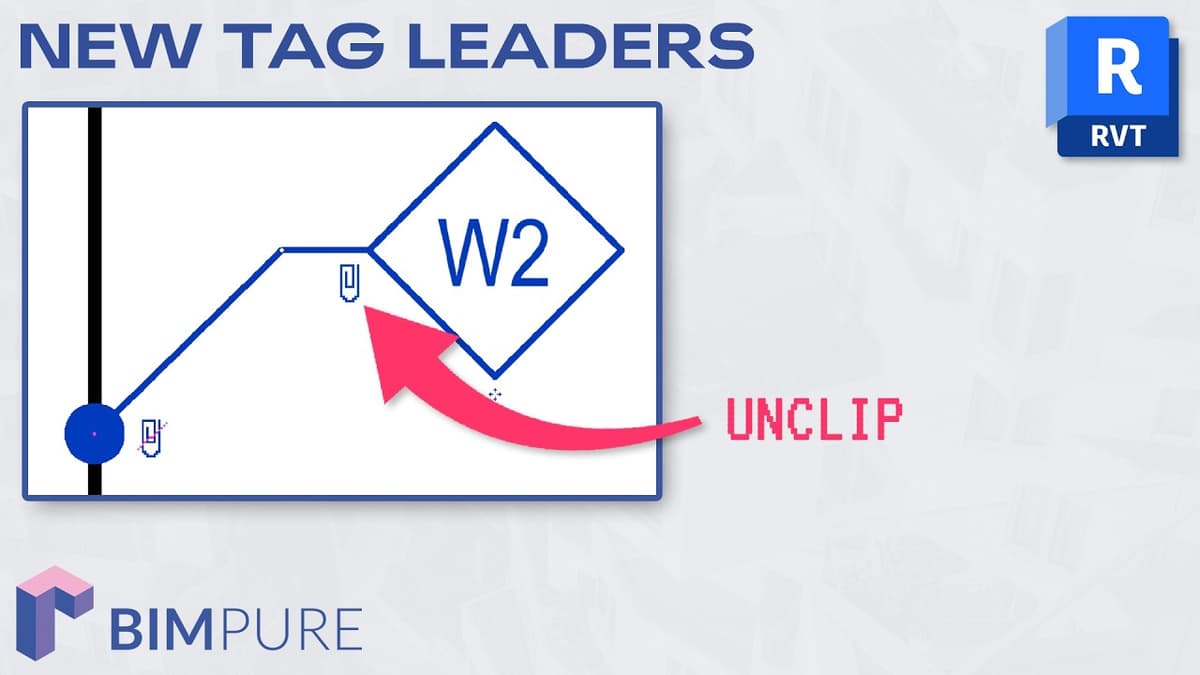 Revit 2027 New Feature: Enhanced Tag Leaders