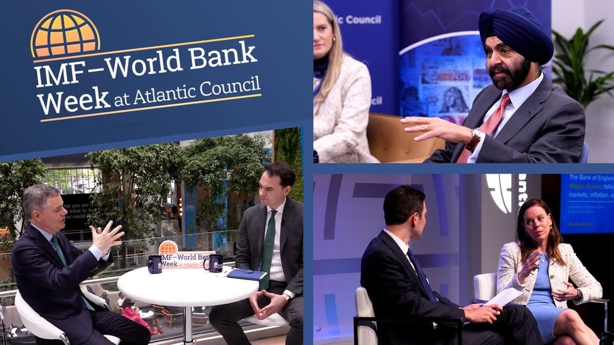 Highlights From 2026 IMF-World Bank Spring Meetings at the Atlantic Council