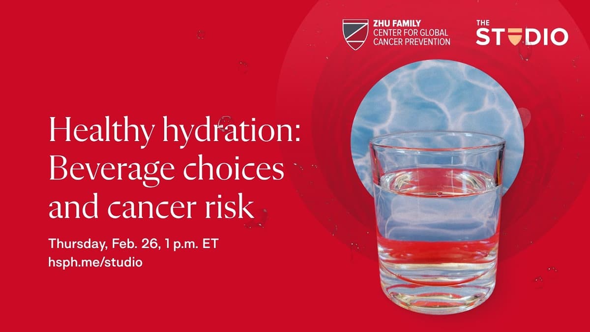 Healthy Hydration: Beverage Choices and Cancer Risk