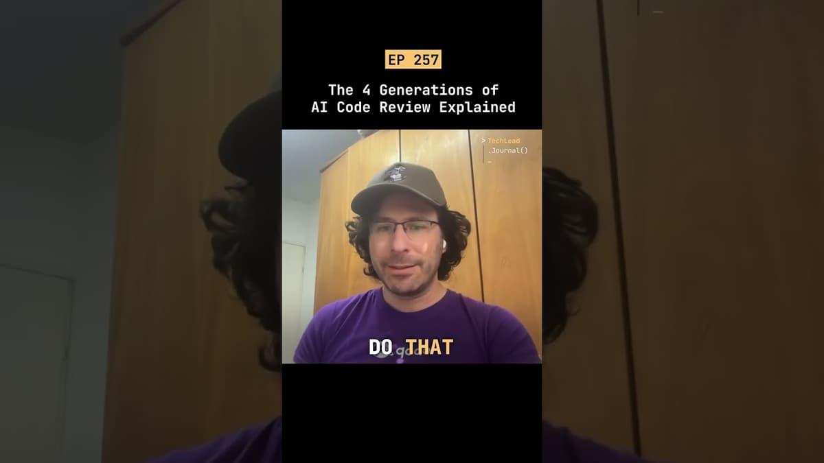 The 4 Generations of AI Code Review Explained #short