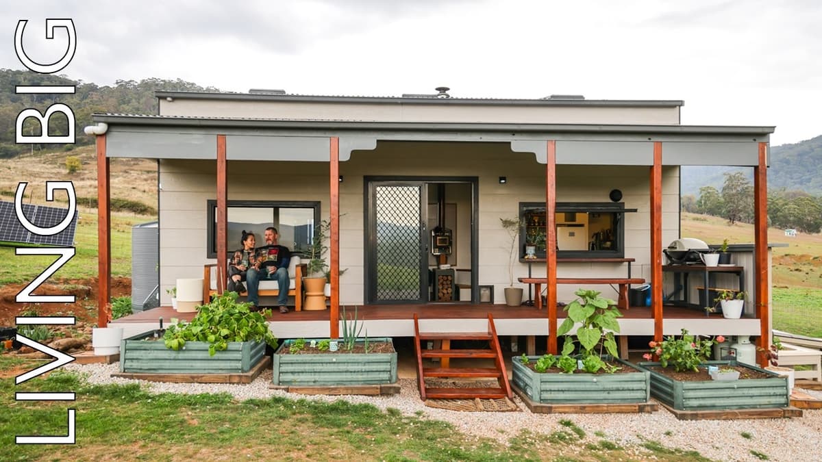 They Built a Resilient Off-Grid Tiny Home For Uncertain Times