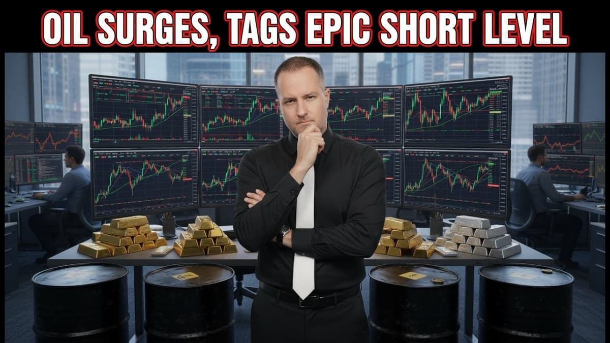 WARNING: I'm Shorting Oil NOW! Technical Analysis Signals Gold And Silver Downside Target