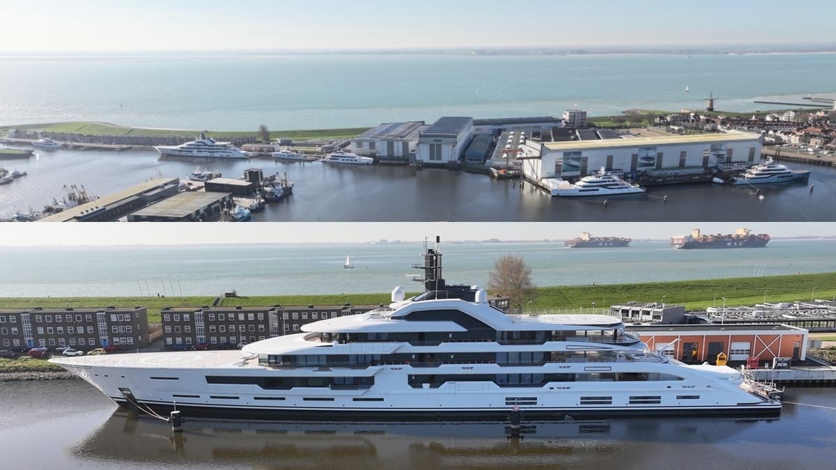 Superyachts in Vlissingen. Can You Name Them All?