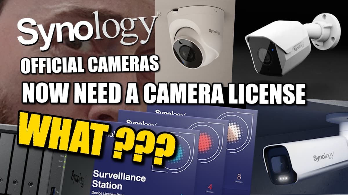 Synology Cameras NOW NEED A CAMERA LICENSE.. WAIT, WHAT???