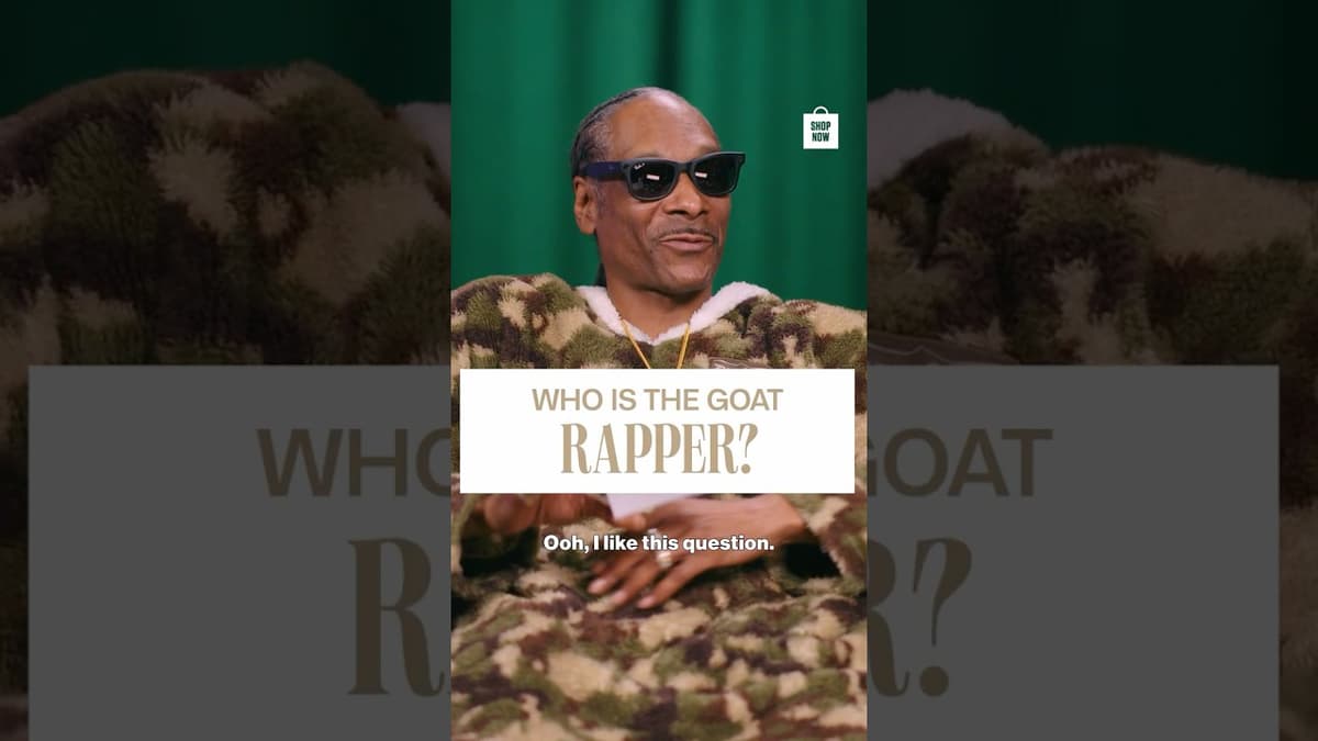 Sexyy Red and Snoop Dogg Name Their GOAT Rappers #GOATTalk