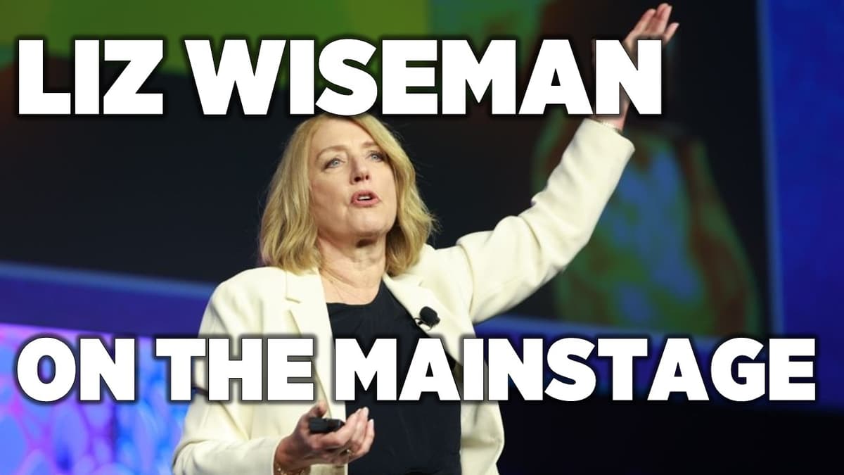 10 Years Late: Liz Wiseman on What Leadership Development Is NOT