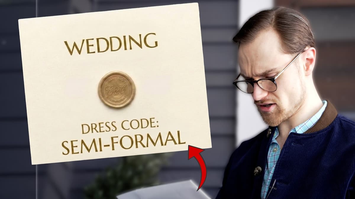 What To Wear To A Semi-Formal Wedding | 5 Menswear Expert Outfits