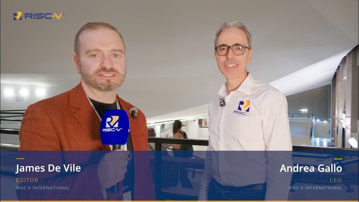 "RISC-V Is Now" Andrea Gallo on Why 2026 Is a Pivotal Year | RISC-V Summit Europe 2026