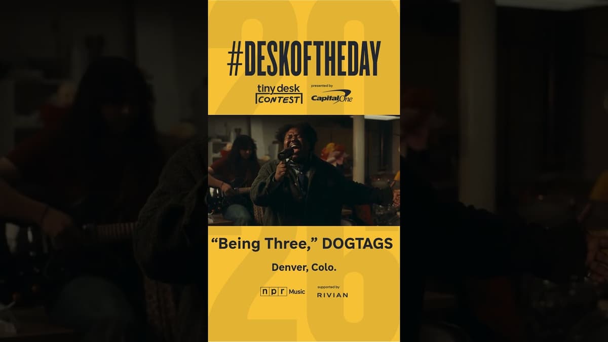 #DeskOfTheDay: "Being Three," DOGTAGS