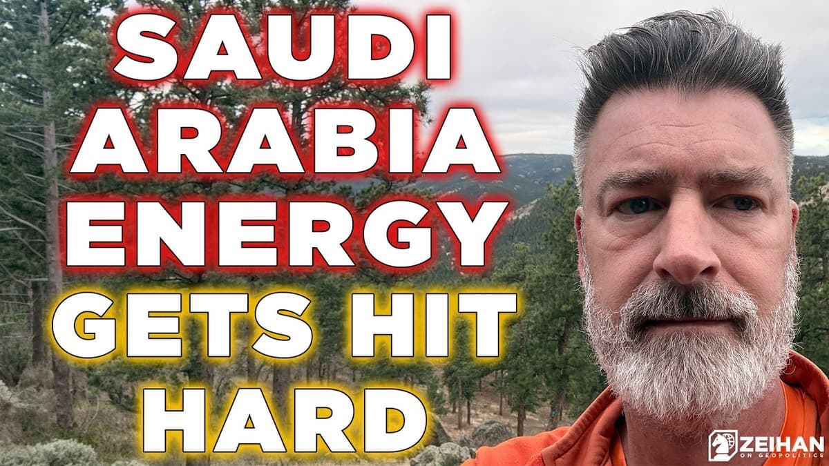 Iran Is Hitting Saudi Energy Infrastructure Hard || Peter Zeihan