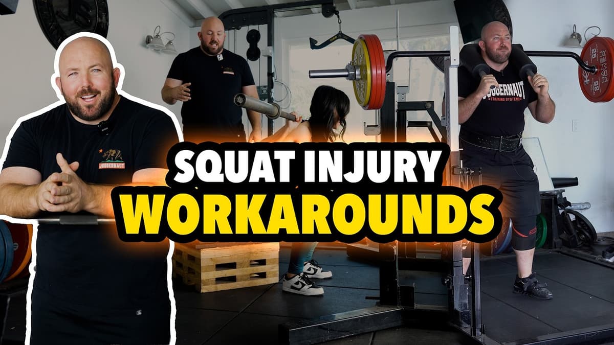 Injured But Still Want to Squat? Watch This