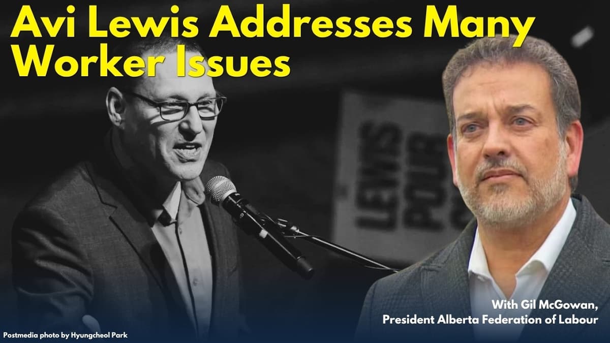 Gil McGowan's Upcoming Energy Conversations with Avi Lewis, Naheed Nenshi