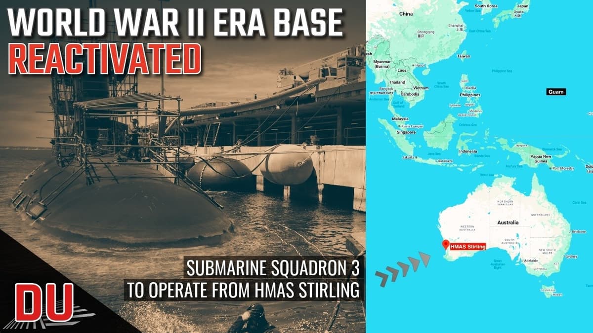 How US Navy's Submarine Squadron 3 From HMAS Stirling in Australia Will Help Take on China ?