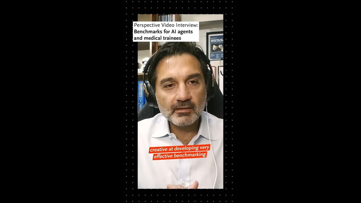 Perspective Video Interview: Benchmarks for AI Agents and Medical Trainees