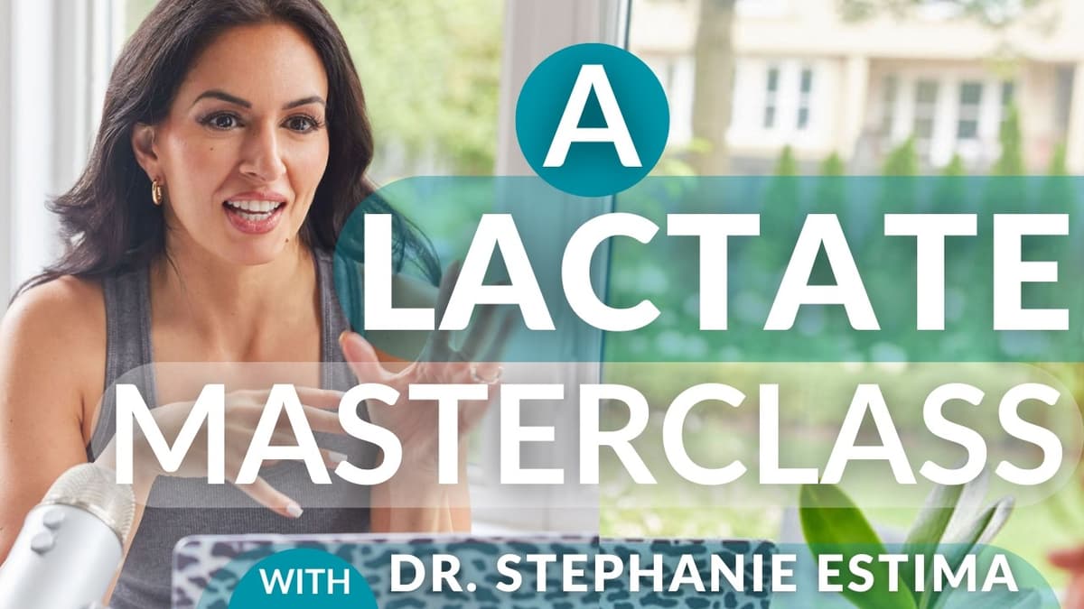 15 Minutes of This Rewires Your Brain & Metabolism — The Science of Lactate | Dr. Stephanie Estima