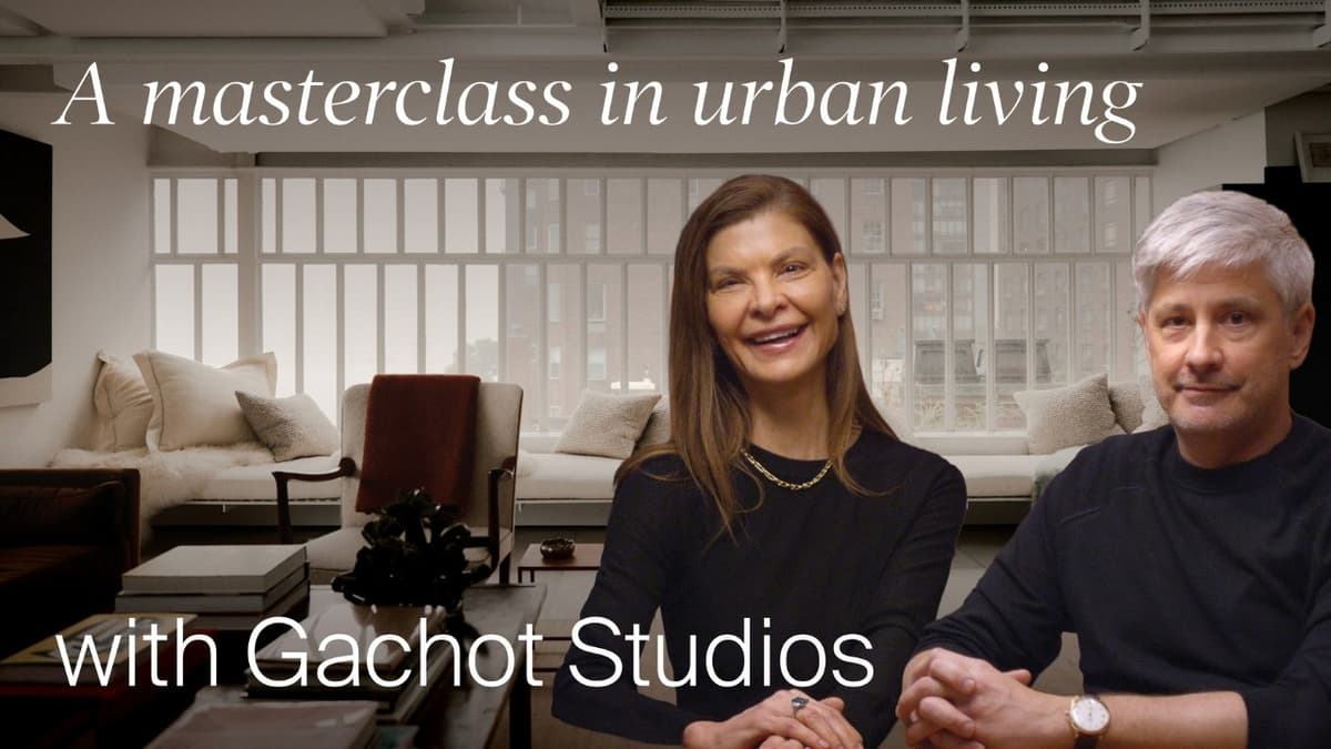 A Masterclass in Urban Living with Gachot Studios (Design Masterclass)