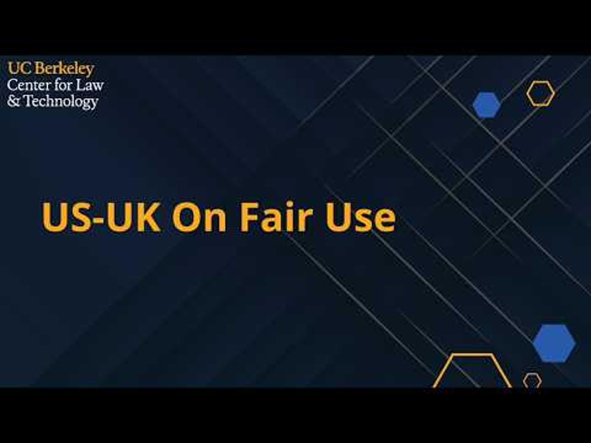US-UK On Fair Use
