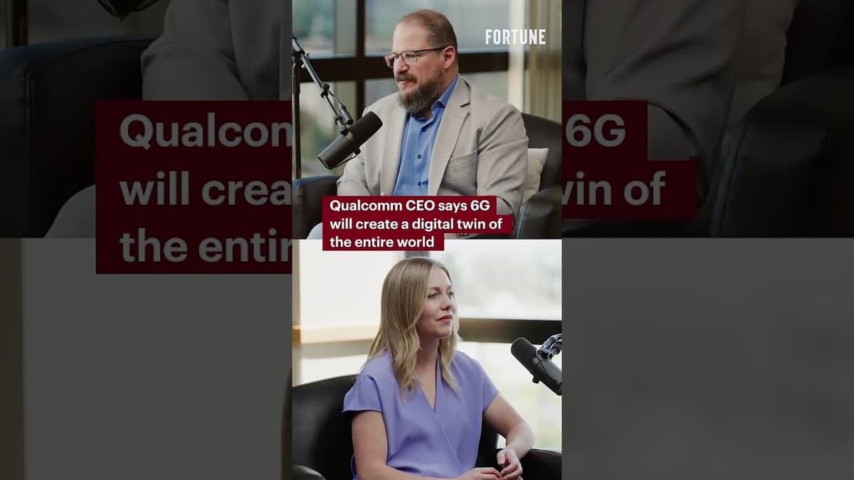 Qualcomm CEO Says 6G Will Create a Digital Twin of the Entire World #6G #AI