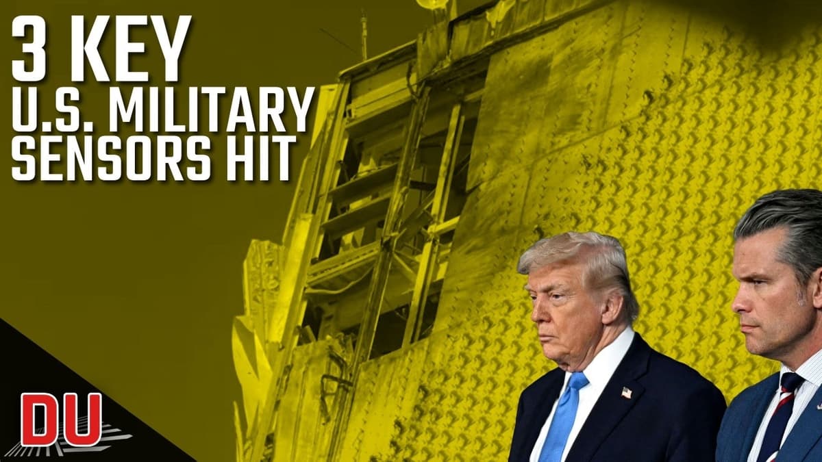 What Key US Military Sensors Have Been Hit by Iran ?