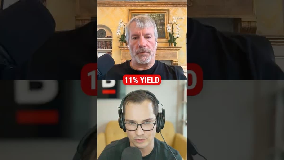 Michael Saylor’s 11% Yield Thesis