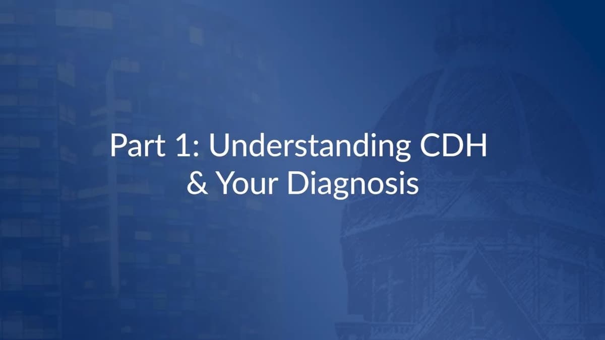 Understanding Congenital Diaphragmatic Hernia (CDH) Part 1 | Diagnosis
