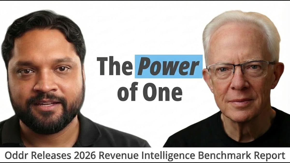 Oddr Releases The Power of One: The 2026 Revenue Intelligence Benchmark