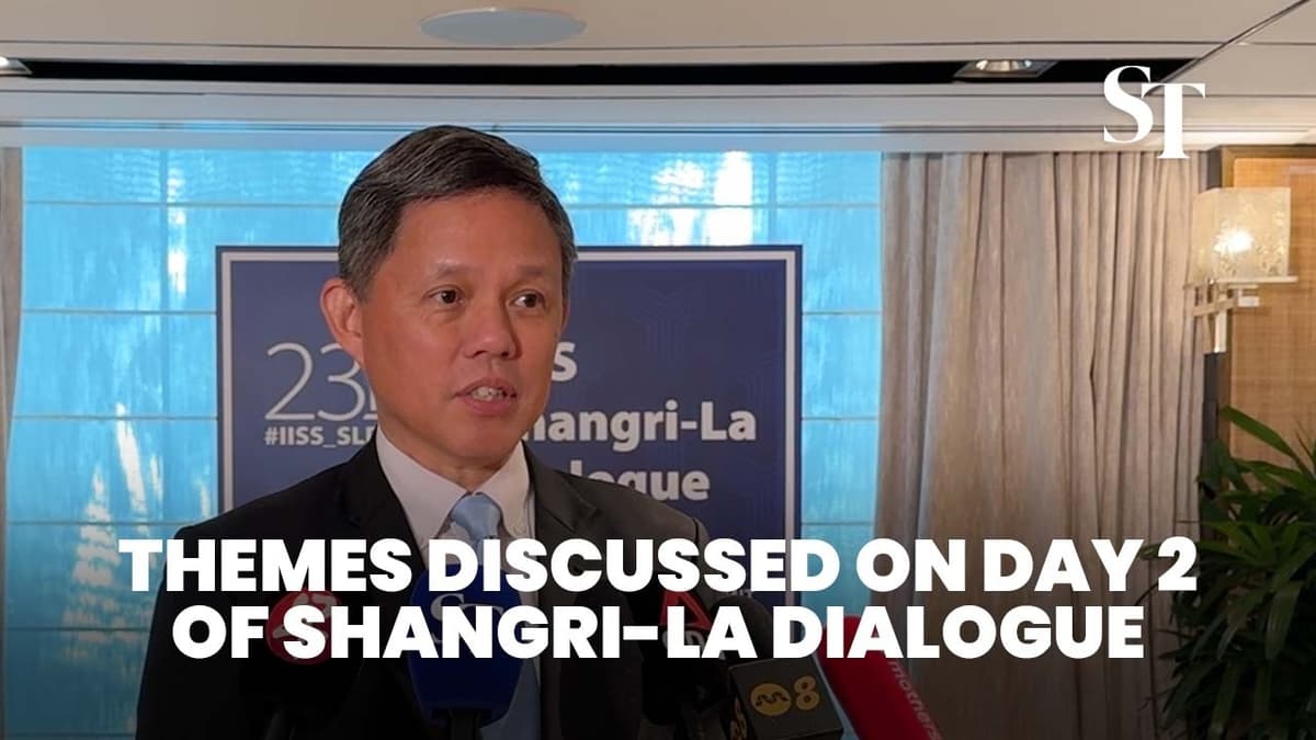 Chan Chun Sing on Themes Discussed with ASEAN Defence Ministers During Shangri-La Dialogue Day 2