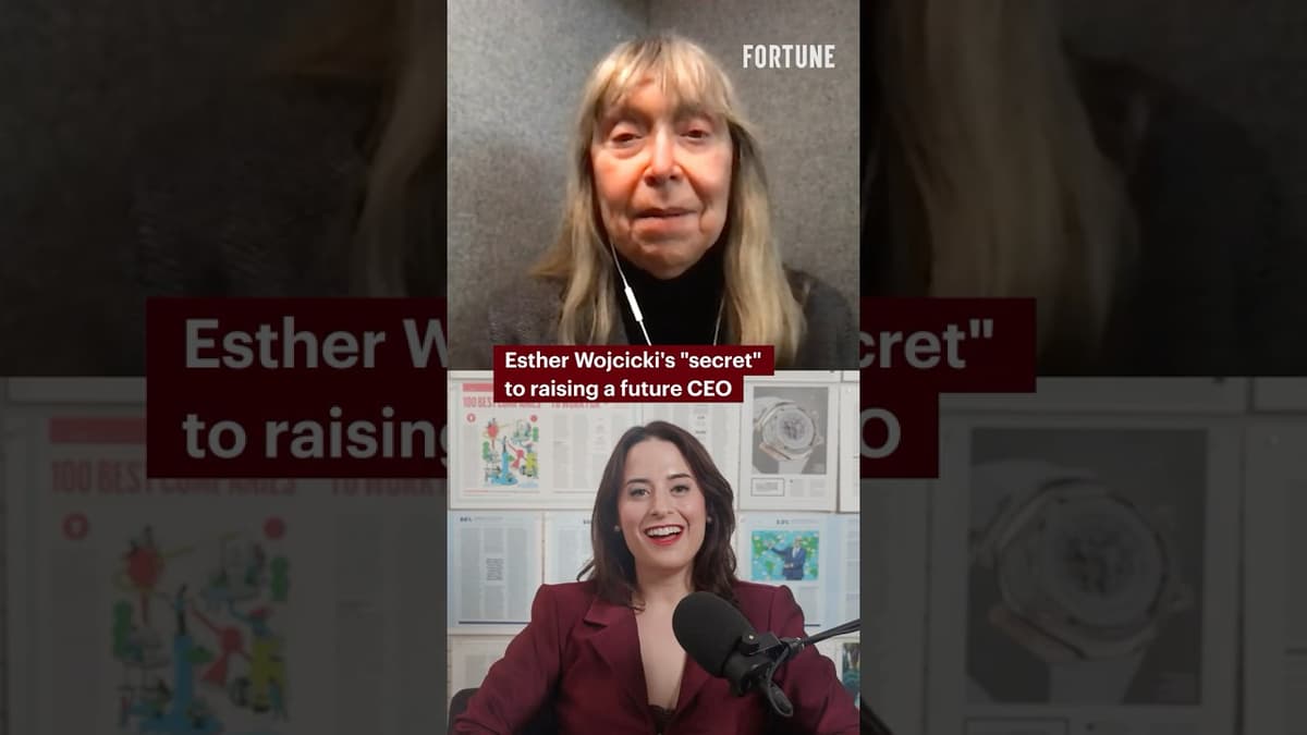 Esther Wojcicki's "Secret" To Raising a Future CEO #success #advice