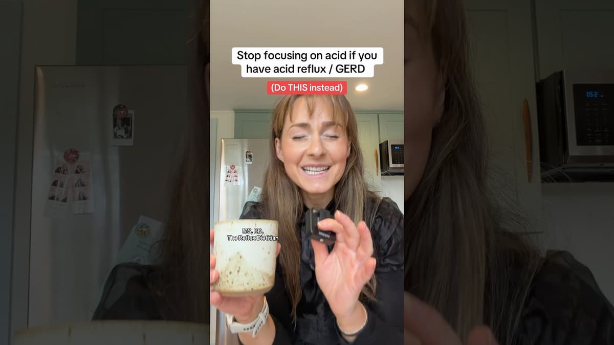 Stop Focusing on Acid if You Have Acid Reflux. Do This Instead. (Full Instructions👇)