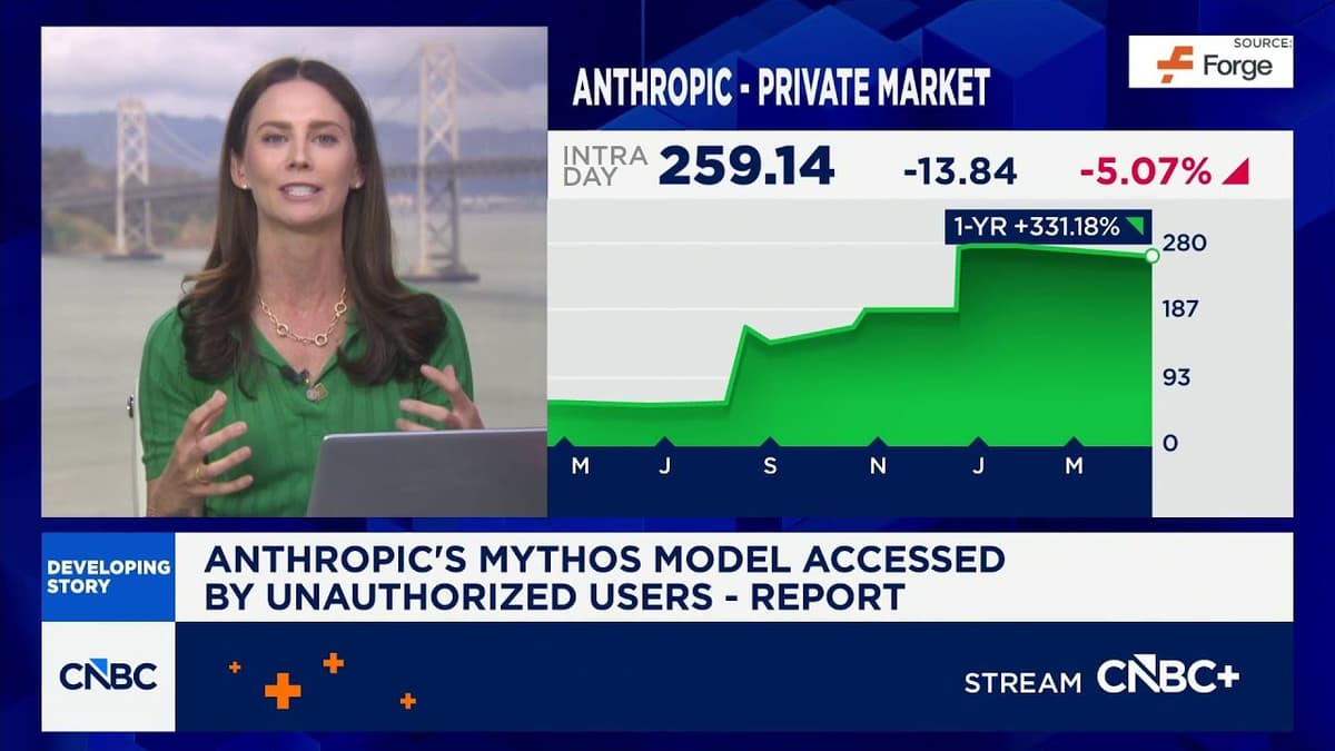 Anthropic's Mythos Model Reportedly Accessed by Unauthorized Users